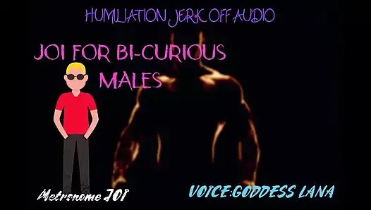AUDIO ONLY - JOI for bi-curious males