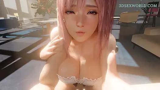 Heißer honoka spezial-service (realistisches 3d-sexspiel)
