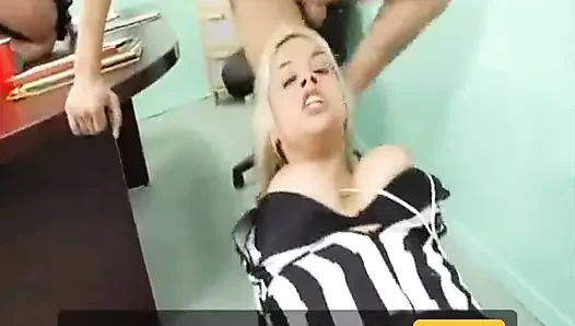 What happens in referee room on the half time