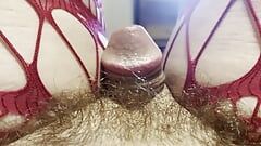 Tying to get my 2 inch micro penis hard