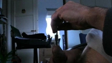 Sounding my cock