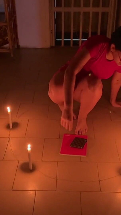 How to summon a spirit - Jasmine's naked adventures | Clip 1
