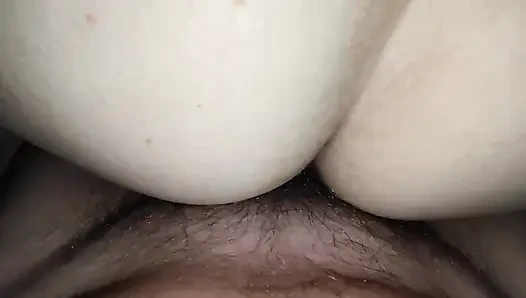 I admire her ass, scare her and then fuck her and cum inside her.