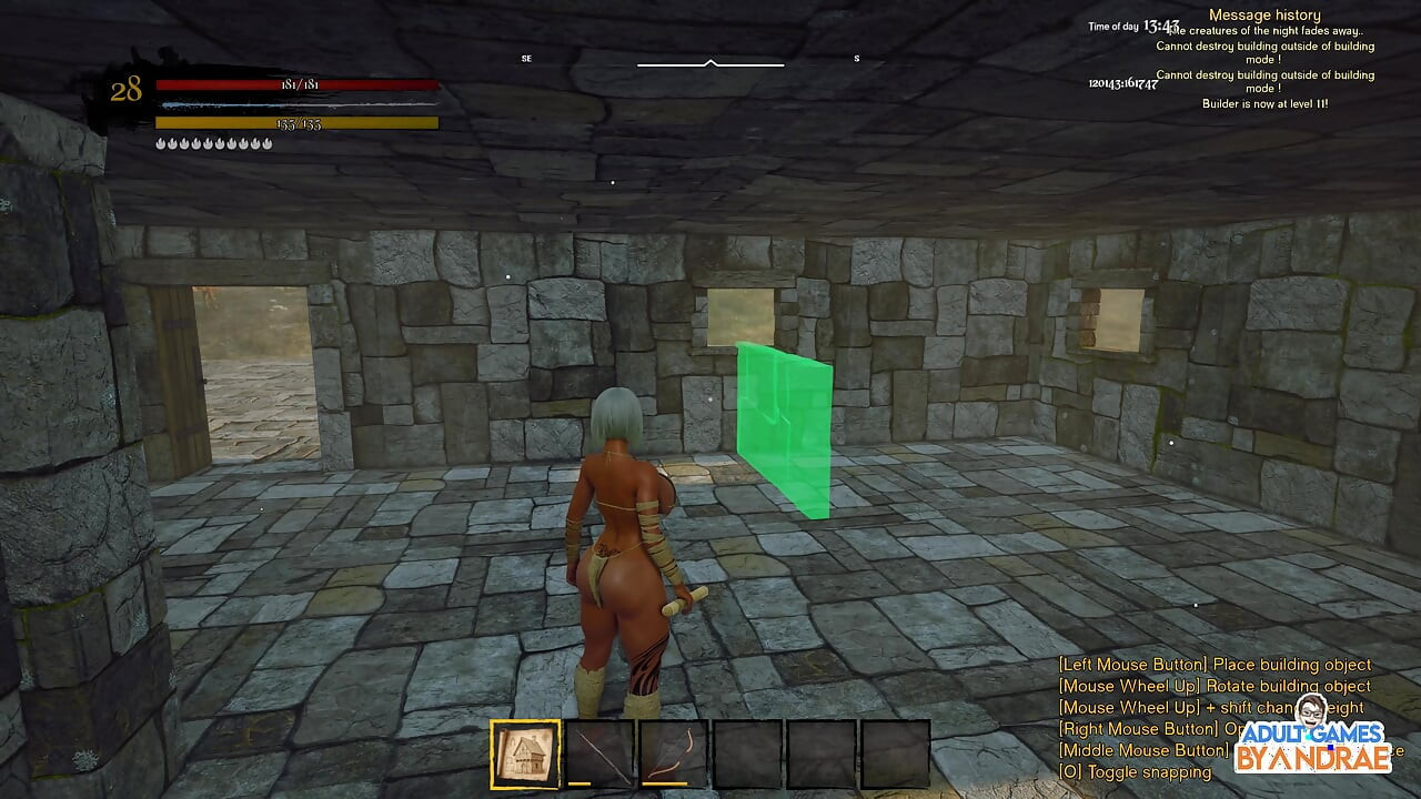 EP7: Building the Stone House Kitchen, Bed & Bath in Wicked Island (Gameplay)