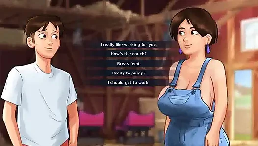 Cerita musim panas: tante girang seksi mergokin cowok kontol besar ditangannya ep 153