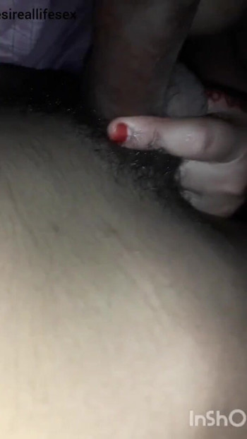 Captivating moment from "New friend from Kolkata gives a hot blowjob."