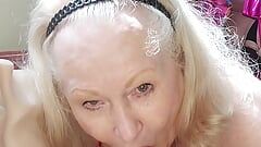 This Old Woman Granny, GILF Loves To Suck Cock