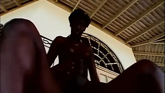 Cewek semok rambut cokelat ini didobel penetrasi di seks threesome yang ceroboh