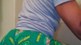 My amazing soft squishy booty in pajamas twerking and teasin