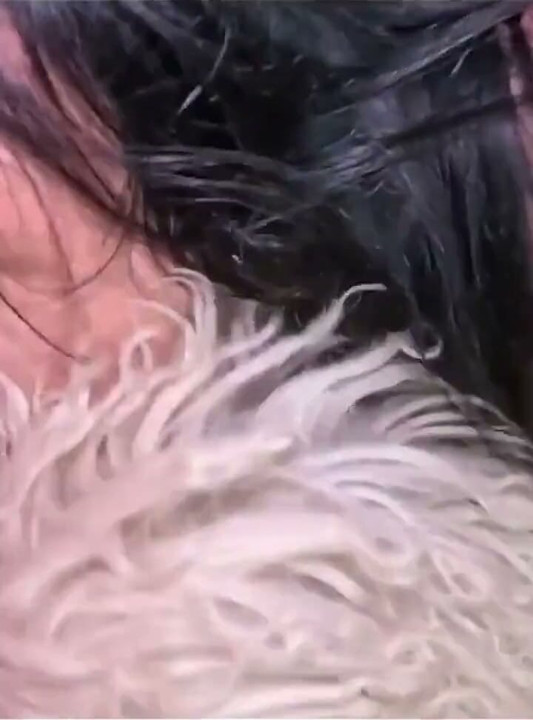 Face Fucking, Deepthroat and Cum Play on Sheepskin Rugs with Fur Fetish Masturbation
