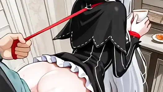 Hentai anime - My friend records my wife while they have hardcore sex