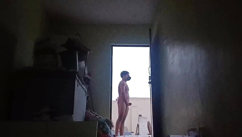 Nude actor morning cum