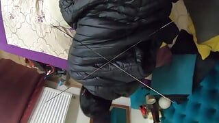 Milfycalla Gets a Lot of Cum on New Puffy Downjacket Compilation