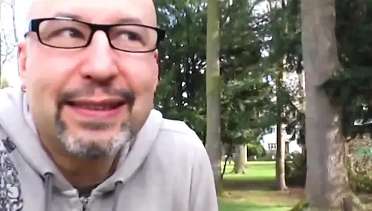 Cum Hungry Whore Lapping up Every Drop Eagerly