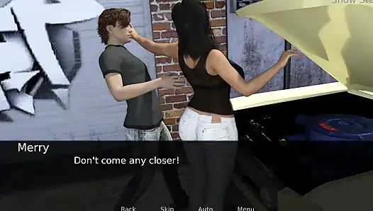 Project Hot Wife - car broke down and then i stripped and saw his dick