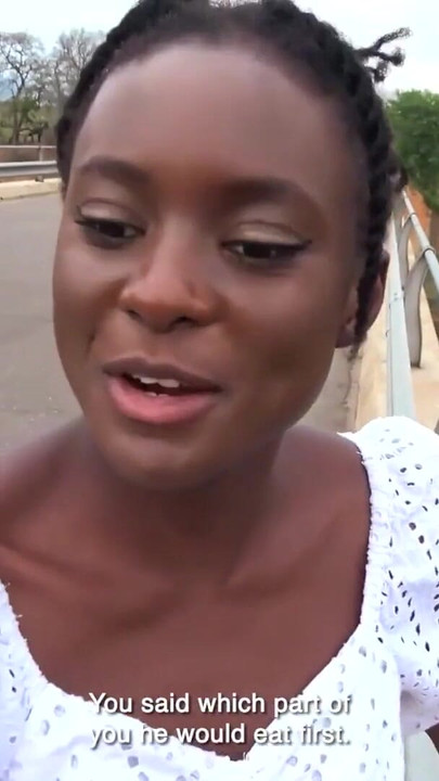 Super Tight Ebony Pussy Pounded POV By Big White Cock Boyfriend Outdoors | Clip 1