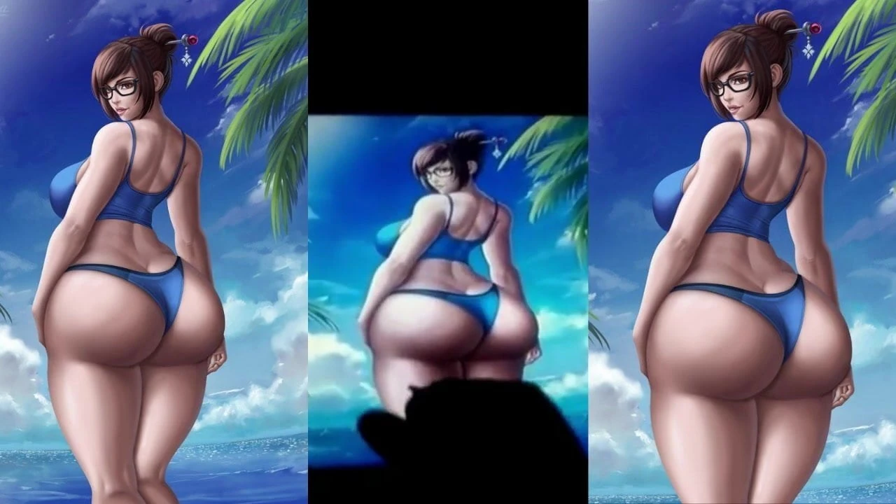 Sop: Mei overwatch komt klaar in haar kont om plezier te hebben!