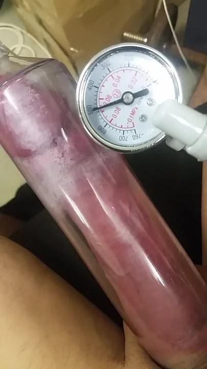 Horny pumped cock