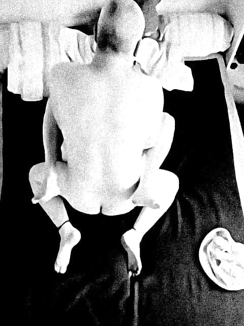 Horny Granny Gets Fucked in Black and White