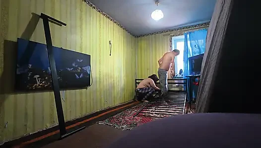 Behind the scenes, uncut. We're building a new sex bed