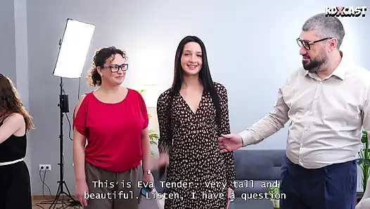 Eva Tender Can’t Stop Squirting During Her First Rough Anal Interview!