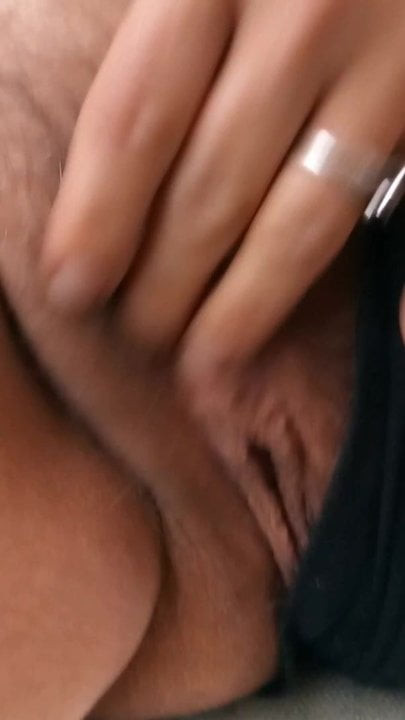 Wife playing with pussy while I recorded it.