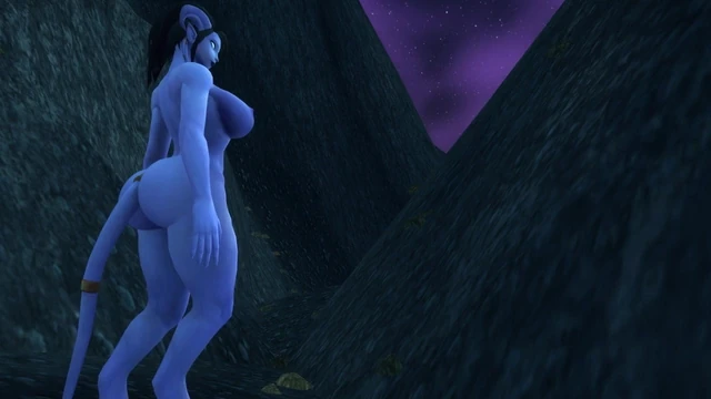 Cock Hungry Draenei Talking Some Small Cocked Stud Off
