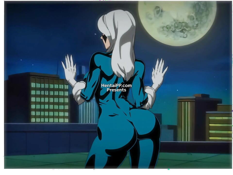 Black Cat Bends Over The Rooftop – Spider-Man Rams His Big Cock Inside Her Pussy