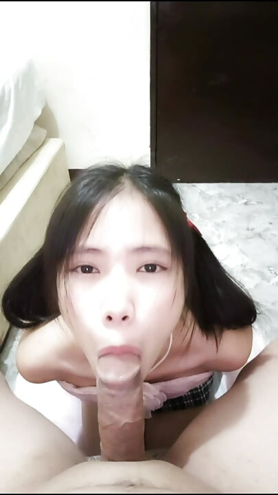 Cute Stepsister POV DEEPTHROAT SWALLOW