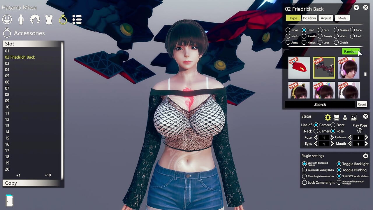 Honey select sexy karakter 3d fremstilling