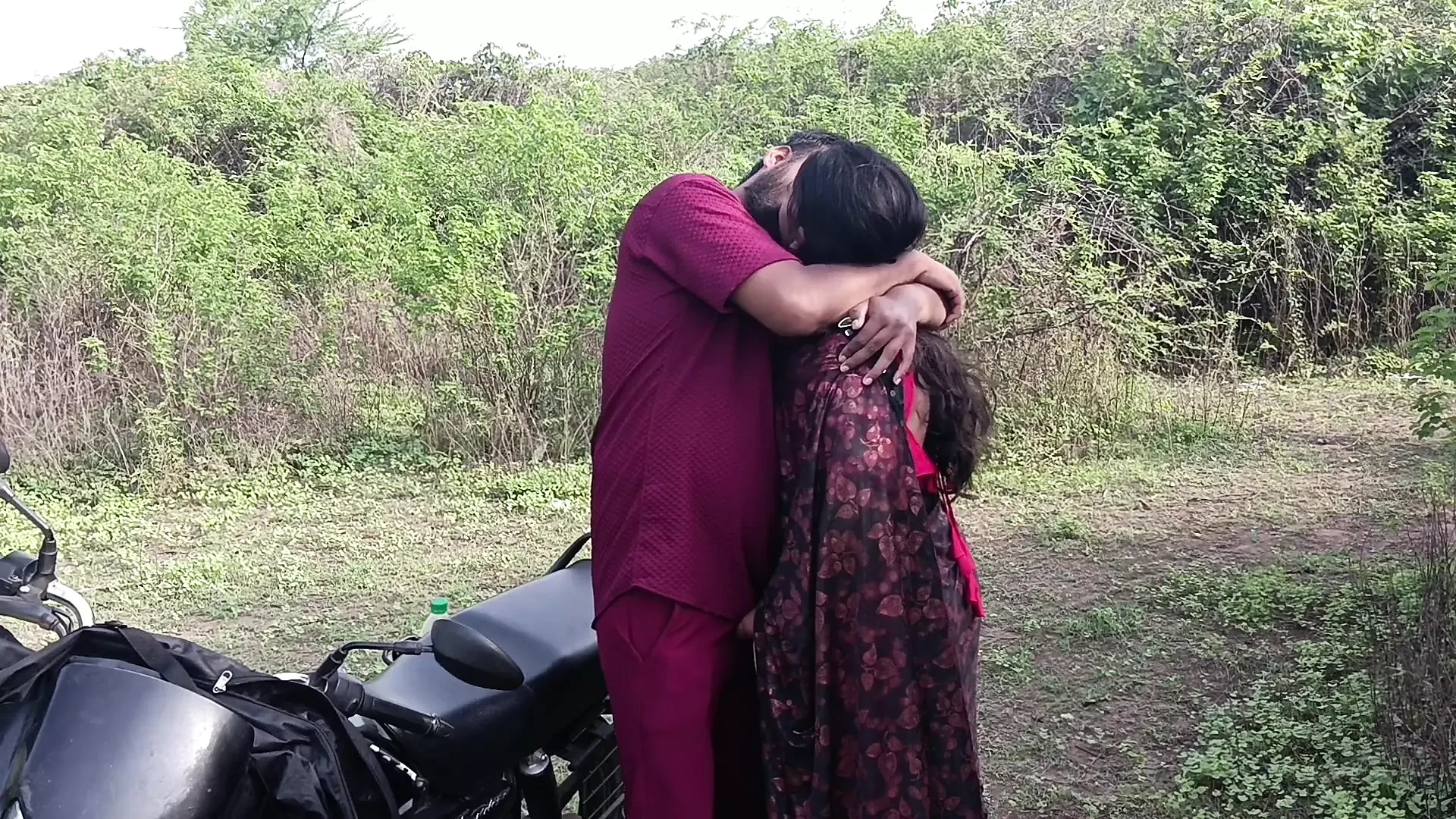 Desi indian Marathi kavita Vahini fuck full nude in jungle in Doggy style