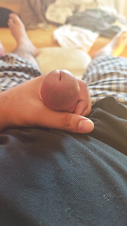 POV solo guy masturbating and torture himself till cum