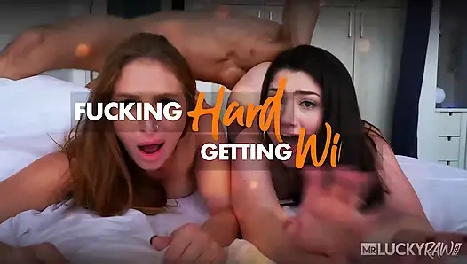 Khloe capri si cewek nakal rambut pirang berbagi kontol