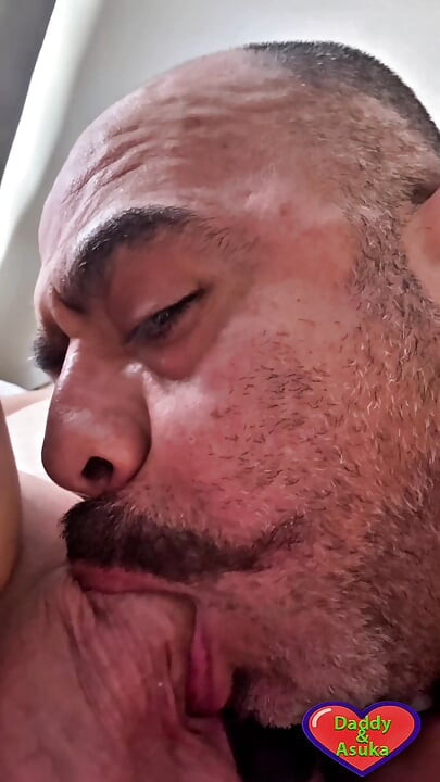 Hot, Wet and Closeup Eating up Asuka and Pumping Her Full of Milk Part 1
