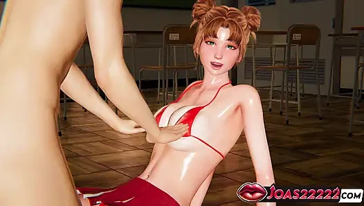 Chloe Cheerleader 3D Animation - Big Tits Play Moans, Piledriver Pussy Licking, Fingering Squirt in Uncensored Hentai