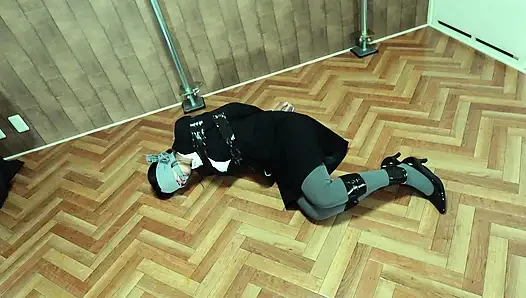 The Targeted Office Lady Was Tied up with Tape
