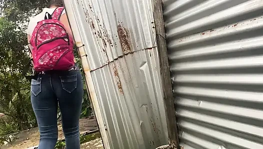 Girls caught changing