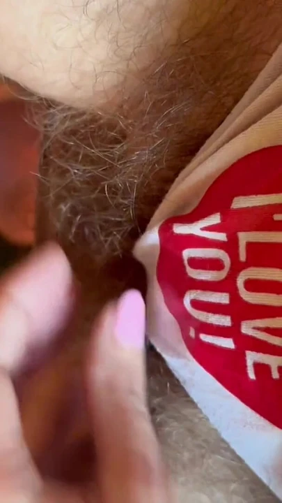 Spectacular moment from "Big foot cute panties and hairy bush"