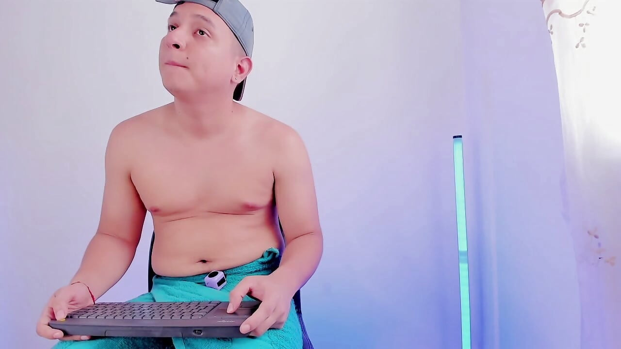 Ken Convinces His Neighbor to Play in His Room and Ends up Playing with His Cock