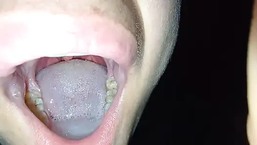 Tired stepdad fucked me in the mouth and let go in my mouth
