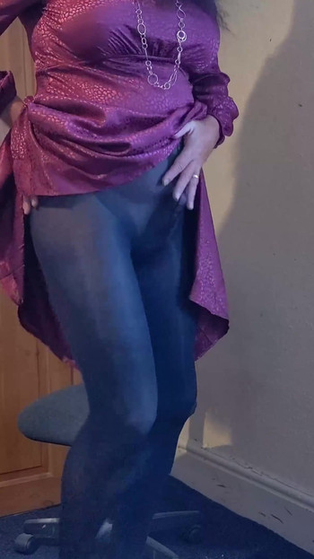 Memorable moment from "Cum in Tights"