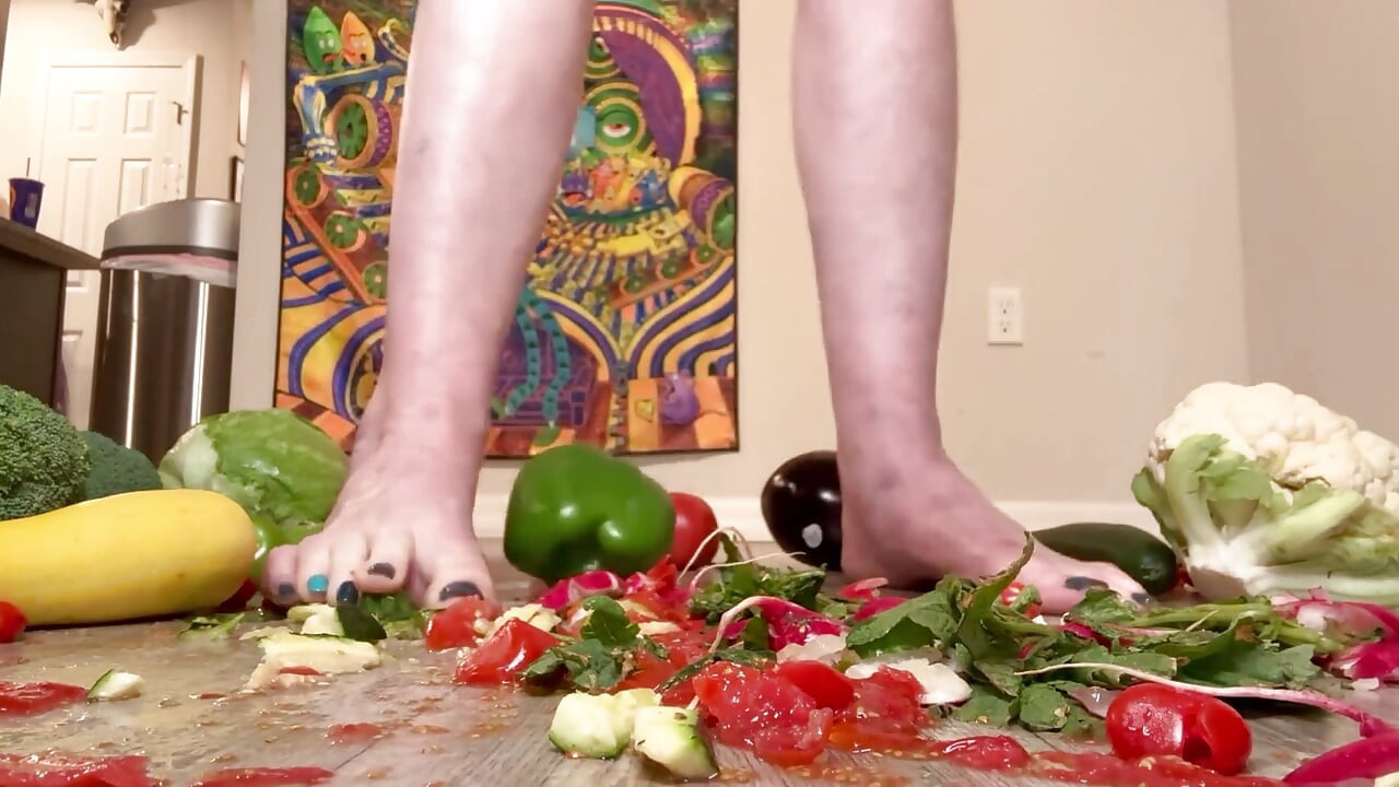 Tamanho 16 Paixão por pés com vegetais