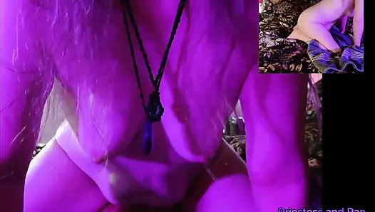 Elara ve Pan anal sonla biraz oyun zamanı geçiriyor ve sırtlarına boşalıyor!