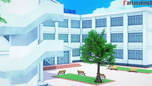 Android 18 dances for Gohan at the university - Dragon Ball Zex Series