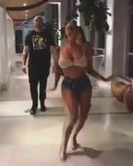 Amber Rose Walking