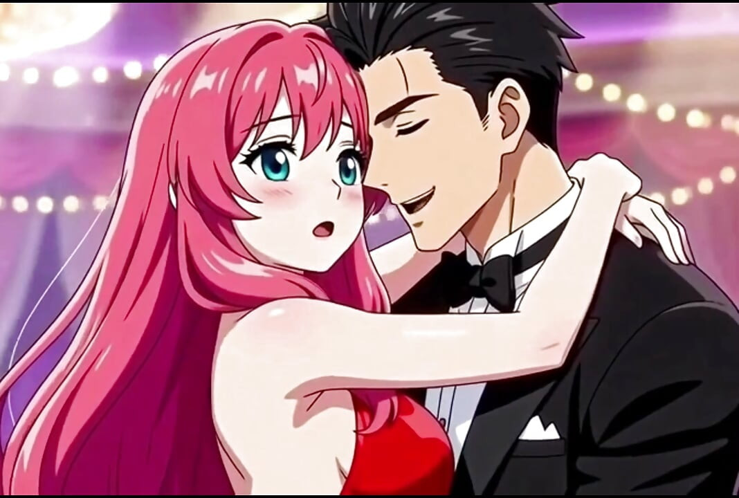 Bal, passion nocturne, une beauté timide perd sa virginité dans une étreinte en groupe sensuelle