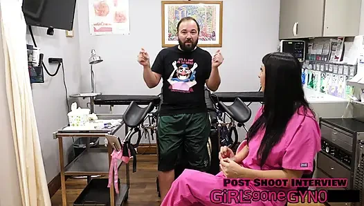 Selena Sativa's 1st Gyno Exam