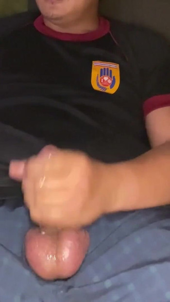 Iconic moment from "Cumshots on the cam #9"