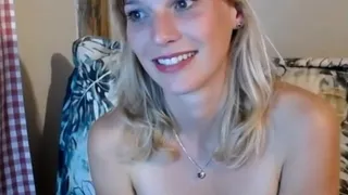Deslumbrante mulher na webcam