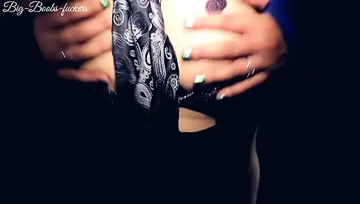 Solo Lusty Curvy Big Ass Girl Satisfies Her Pussy Thirst with Dildo Fuck and Fingering.